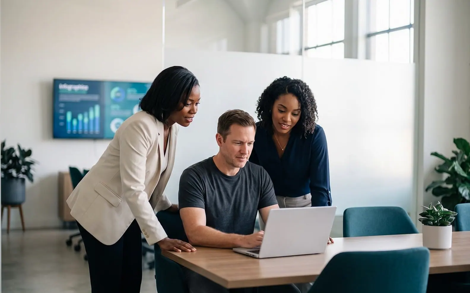 Office, collaboration and meeting