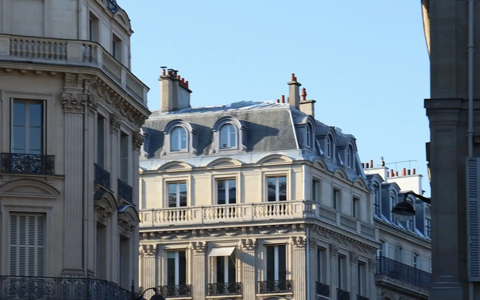 Street, buildings and paris