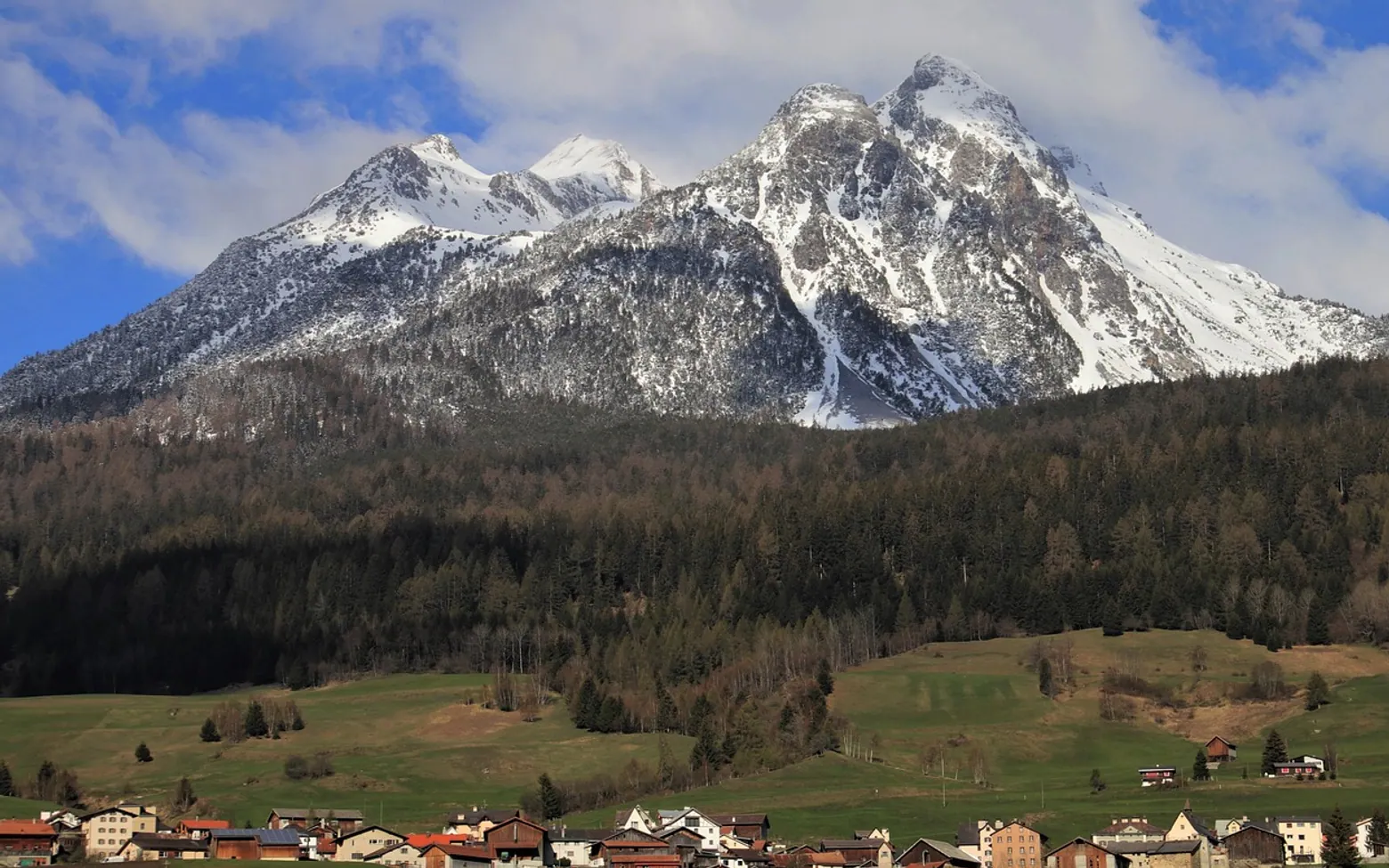 Look, alp and mountain